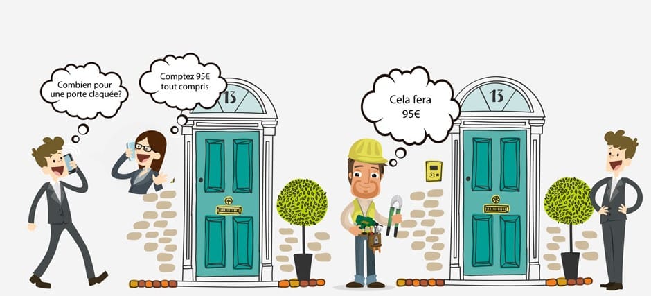 quel est l prix d'une serrurier à paris