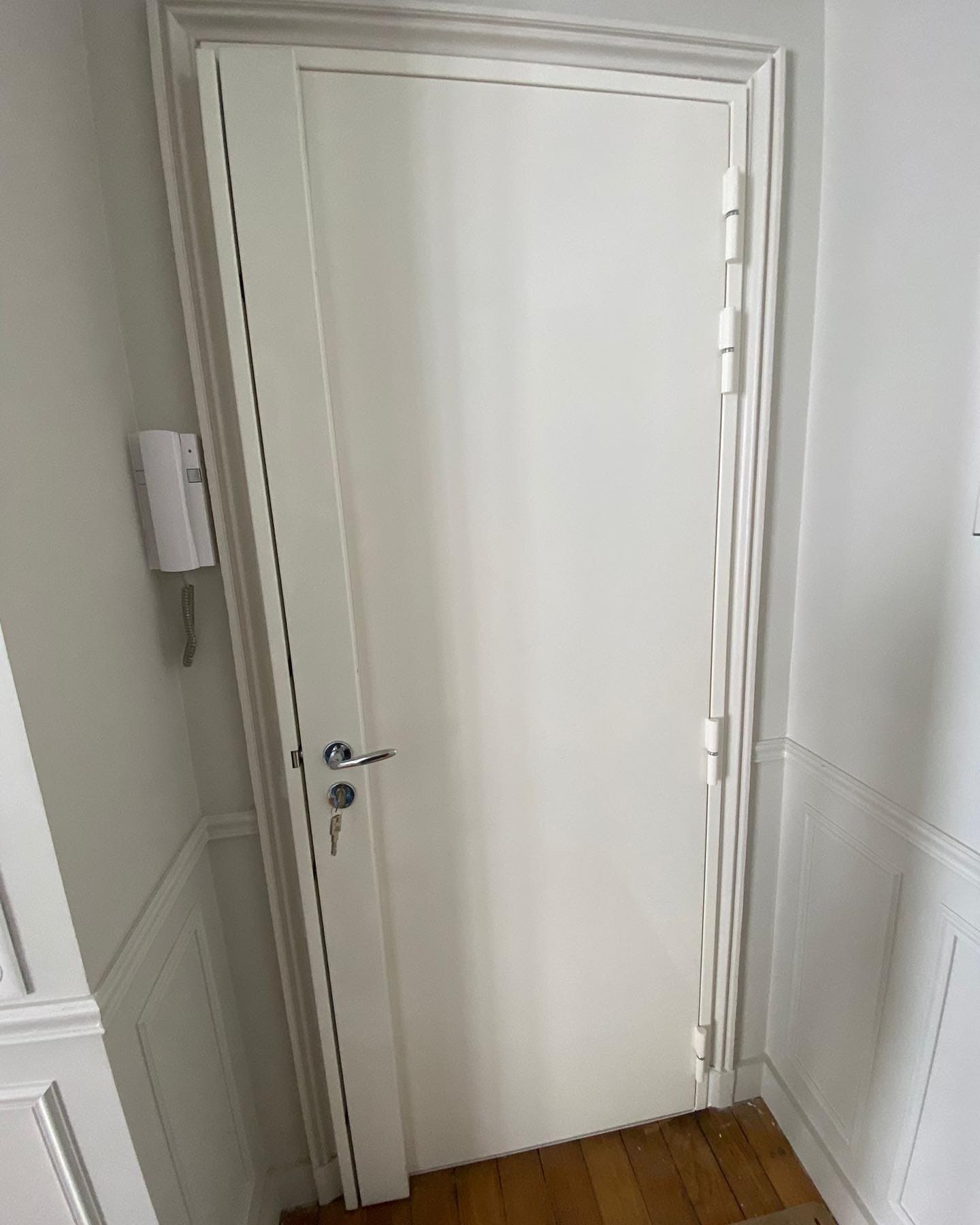 porté blindé simple installé